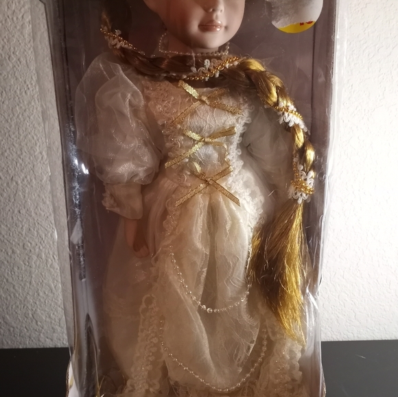 Heirloom Collection Genuine Porcelain Doll - Picture 1 of 5